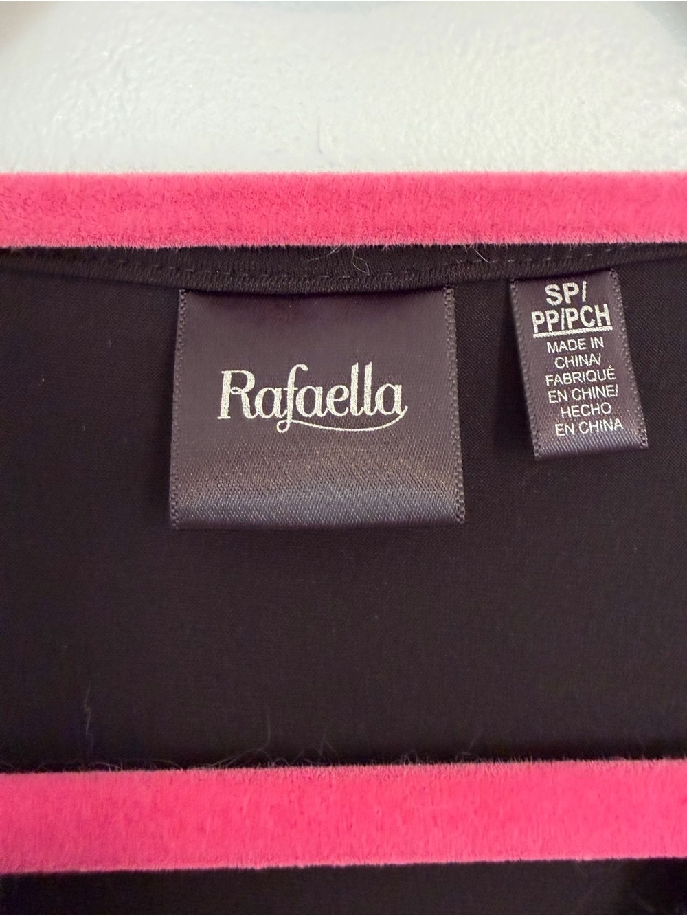 Rafaella Black Gold Beaded Feminine Ladylike Top SP Whimsigoth Boho Bell Sleeve - Picture 3 of 8